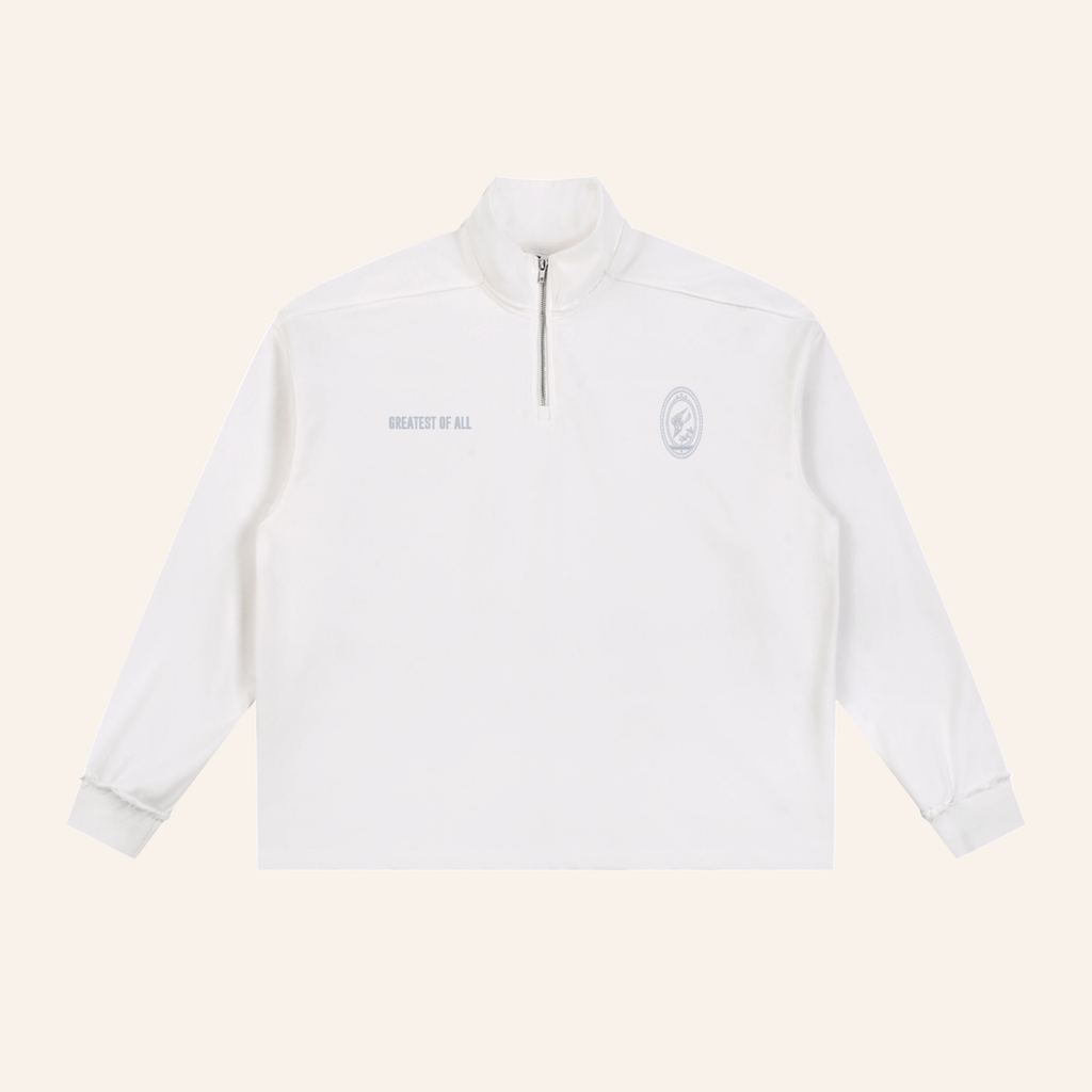 Distressed Quarter zip