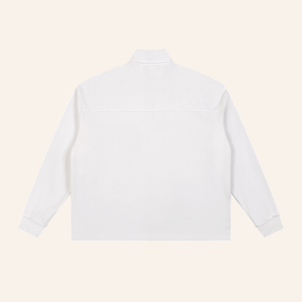 Distressed Quarter zip