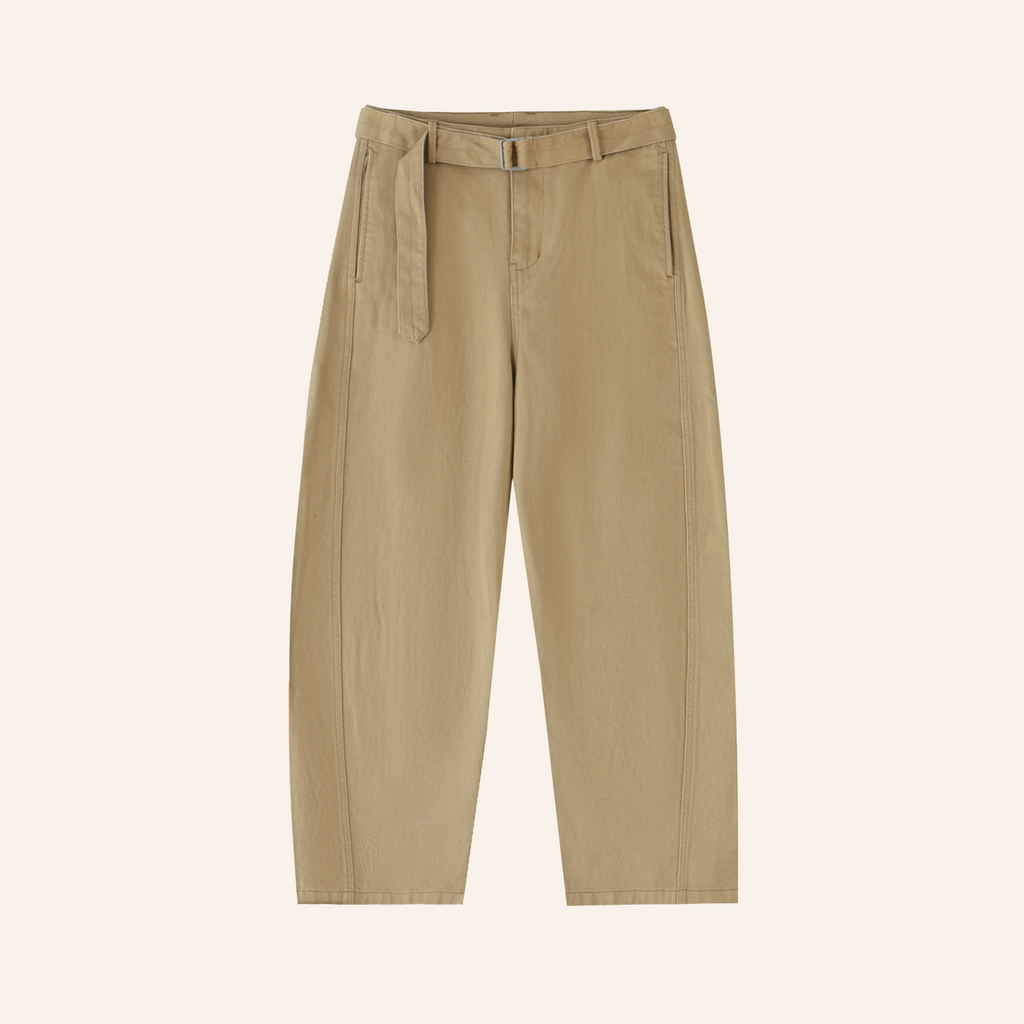 GOA Women's Belted Chino Pants