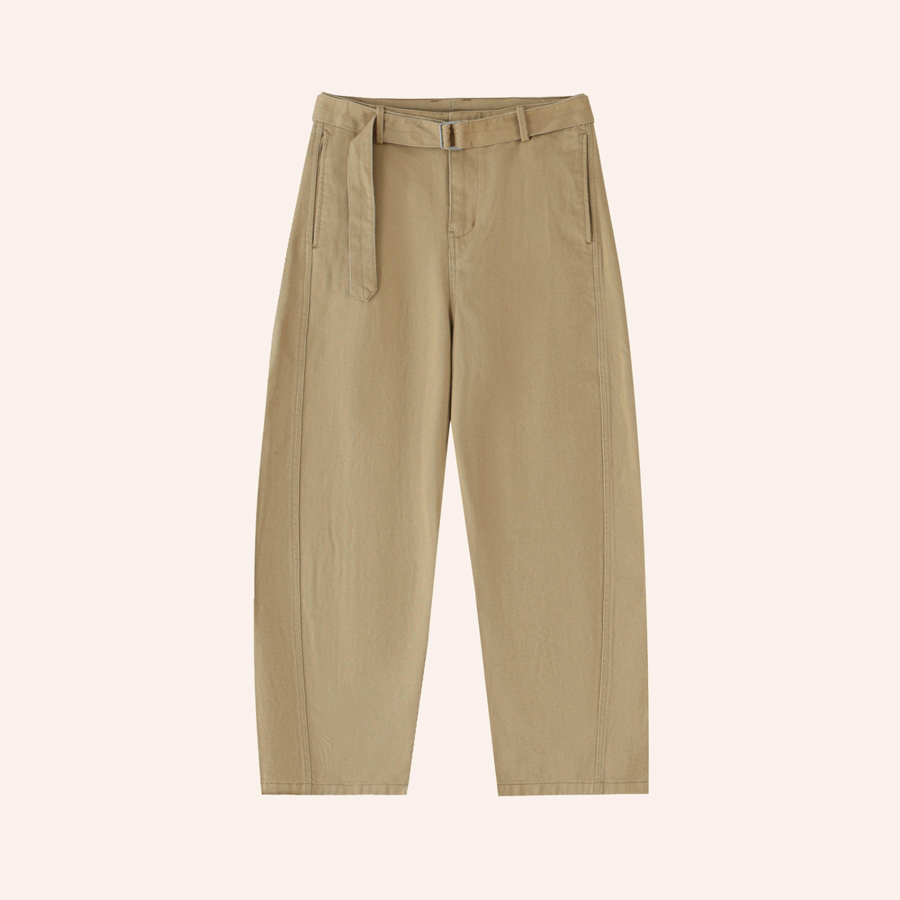 GOA Women's Belted Chino Pants