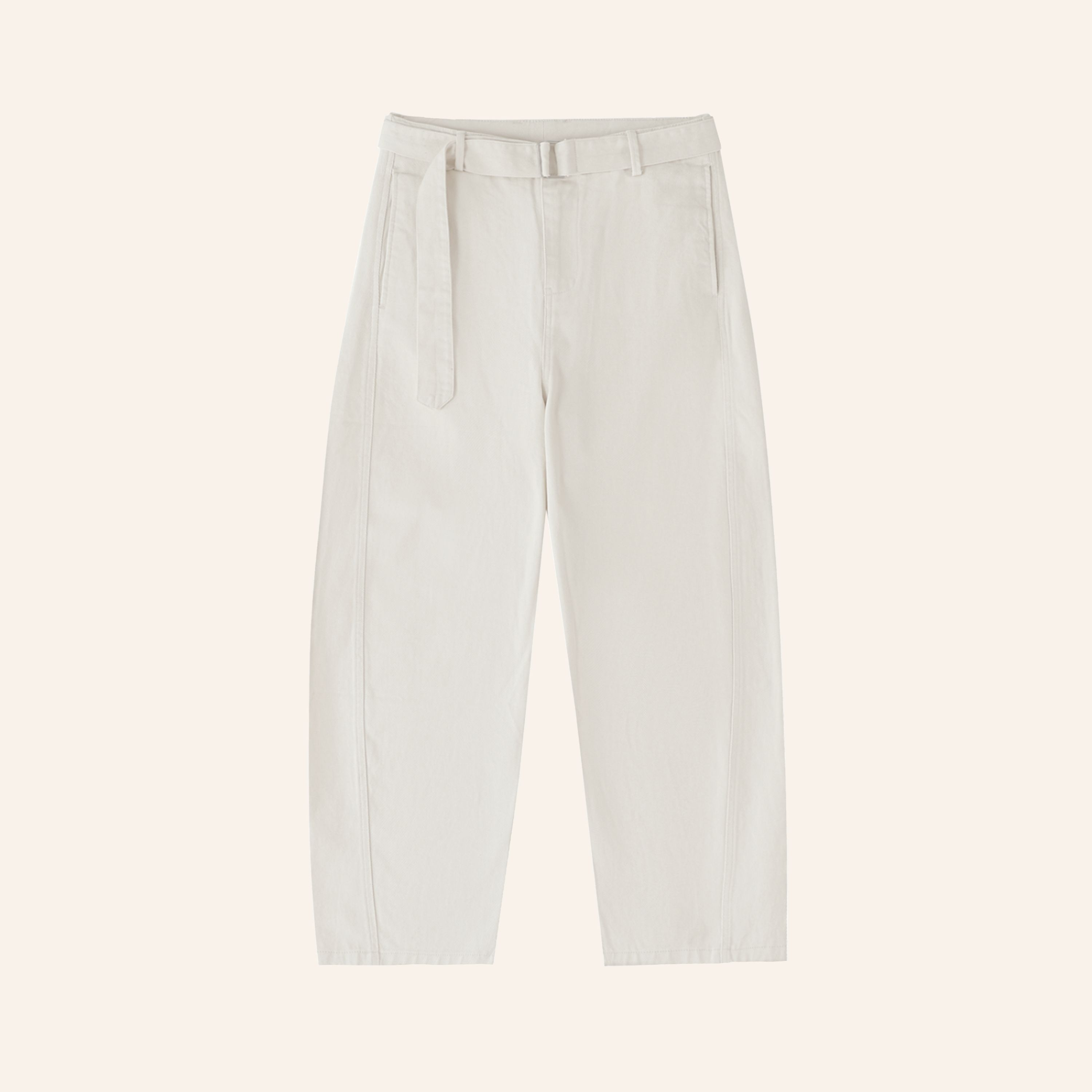 GOA Women's Belted Chino Pants